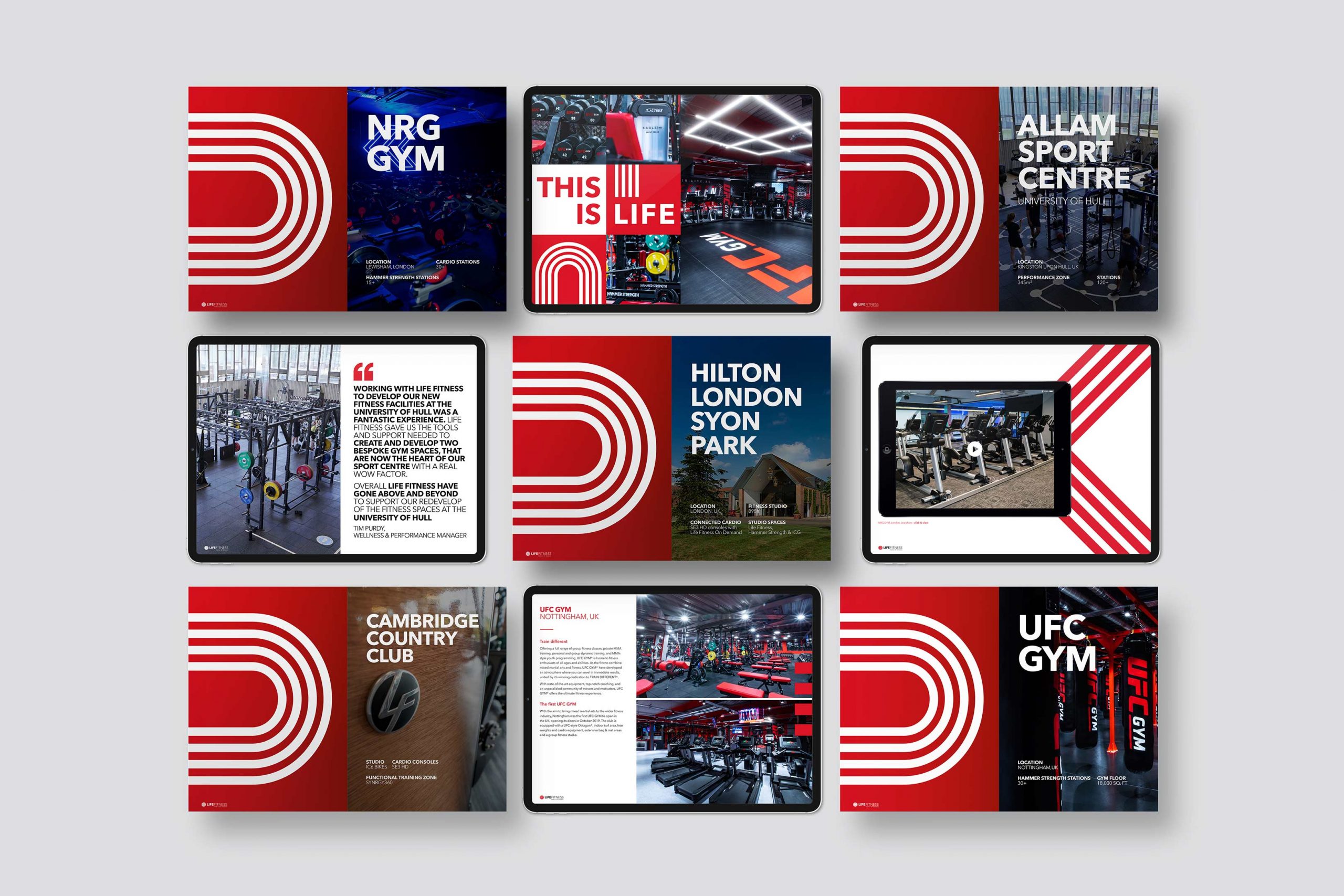 Creative, comms and strategic support for Life Fitness